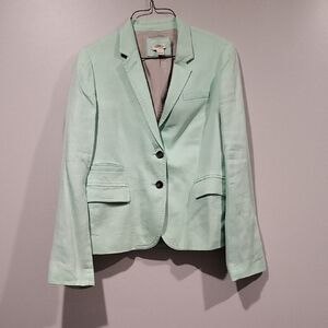 J. Crew Mint Green Tailored Women's Blazer